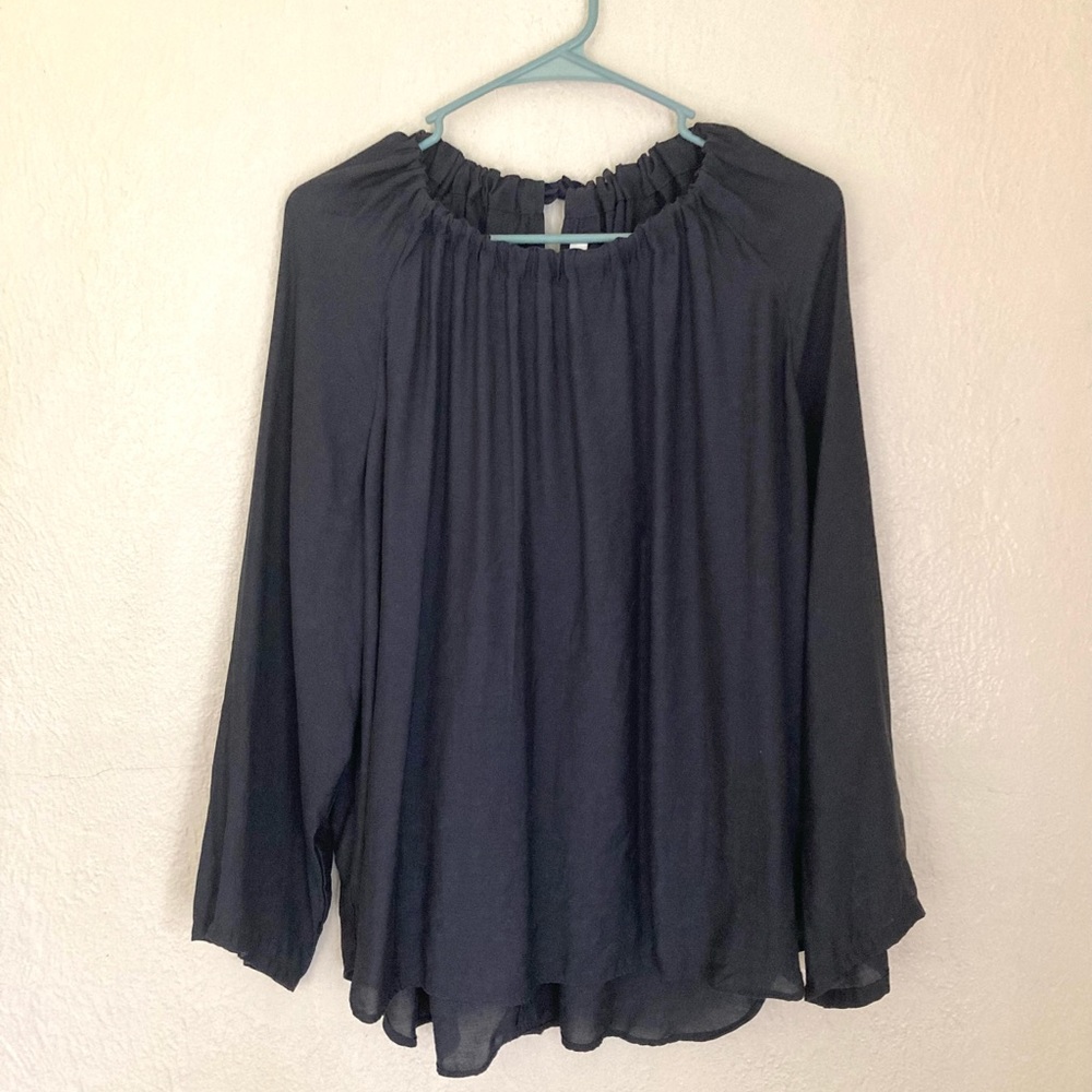 NEED — Navy Blouse  — Medium